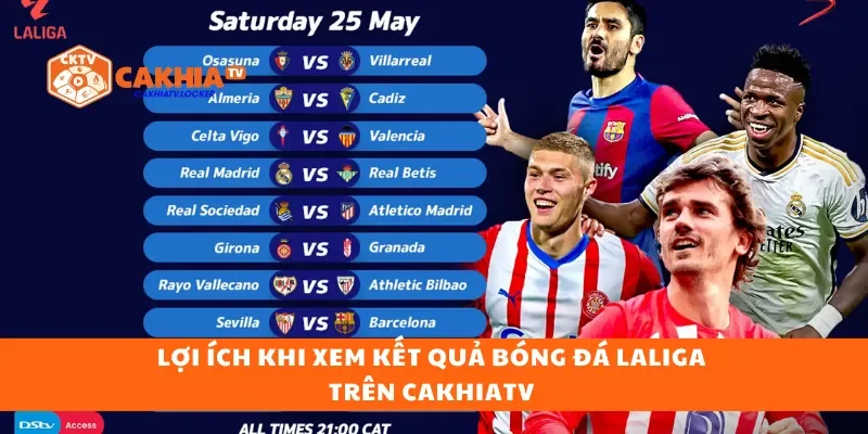 Lợi ích khi xem kết quả bóng đá Laliga trên Cakhiatv